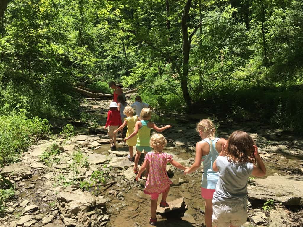 I am so proud of these Daisy Girl Scouts (and sisters)! They all did such a great job hiking and creeking today at French Park! And, they had a really good time too!