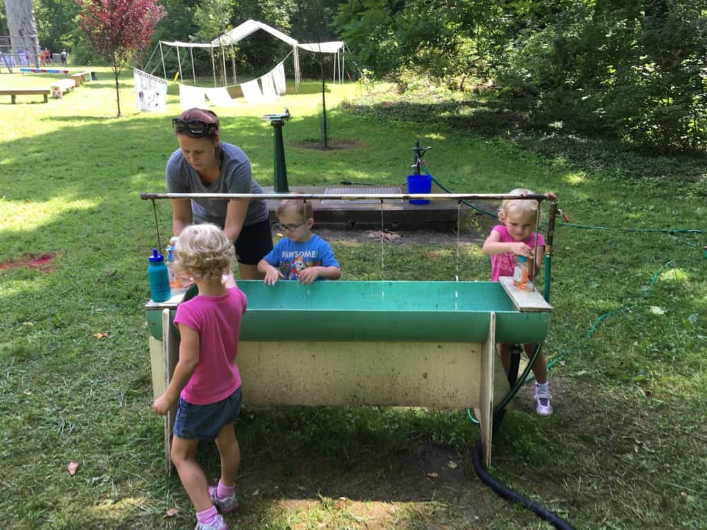 Gwen and Josie joined the other pixies at Girl Scout camp today.