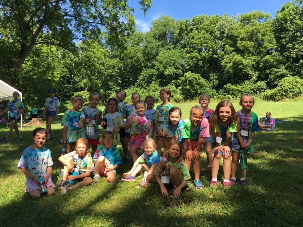 Today was the final day of our fun, but exhausting week at Girl Scout camp. The girls played “all camp games” and cooled off with a walk in the creek.