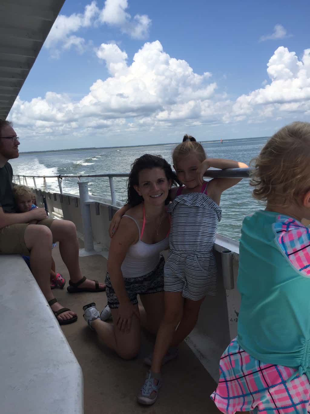 Vacation day 4: We took a ferry over to the beautiful Cumberland Island National Seashore today. It was incredible to see wild horses and manatees. Unfortunately, hiking with little ones in the Georgia heat is not much fun. One day, perhaps we’ll go back to see the ruins and the other side of the island.