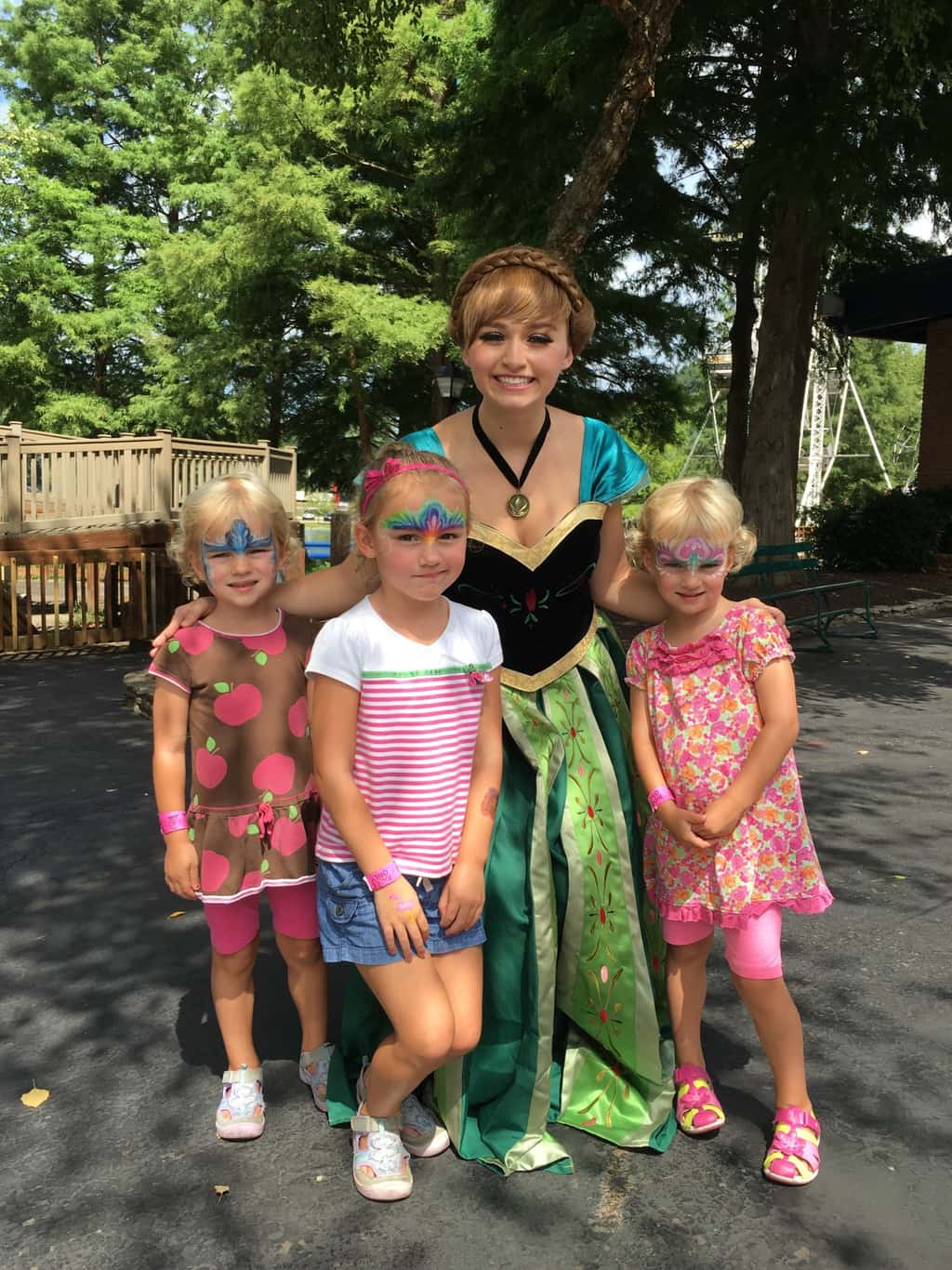 Face-painting AND princesses!