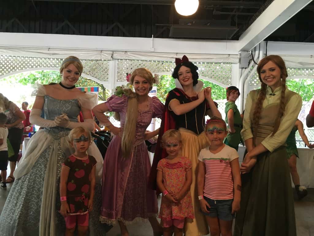 Face-painting AND princesses!