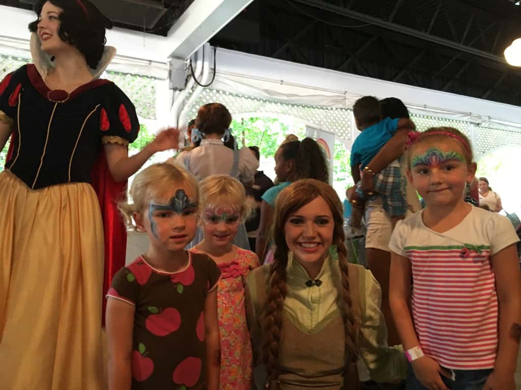 Face-painting AND princesses!