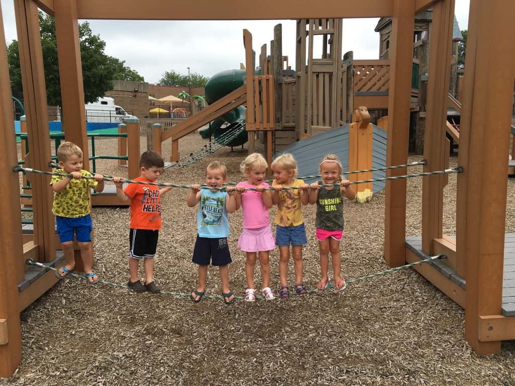Two days of twin playgroup fun last week! Both started at a local park, and ended with ice cream.