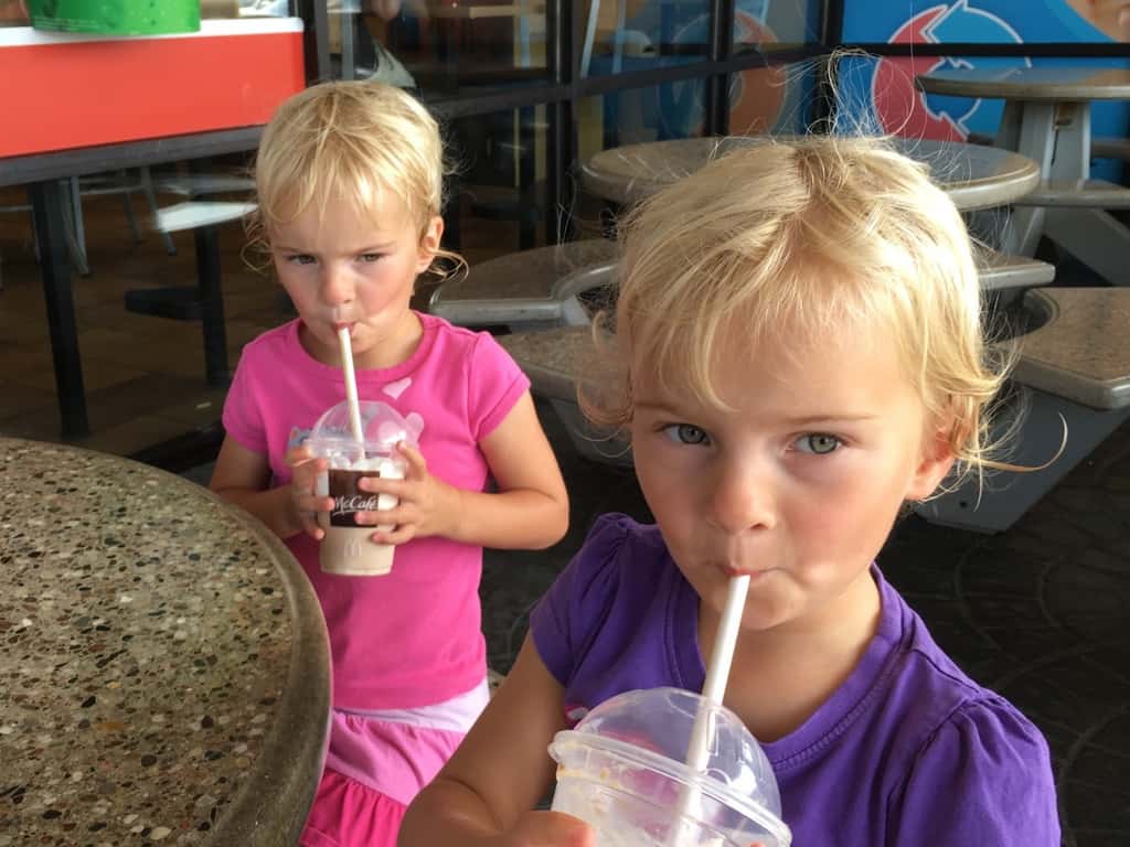 Two days of twin playgroup fun last week! Both started at a local park, and ended with ice cream.