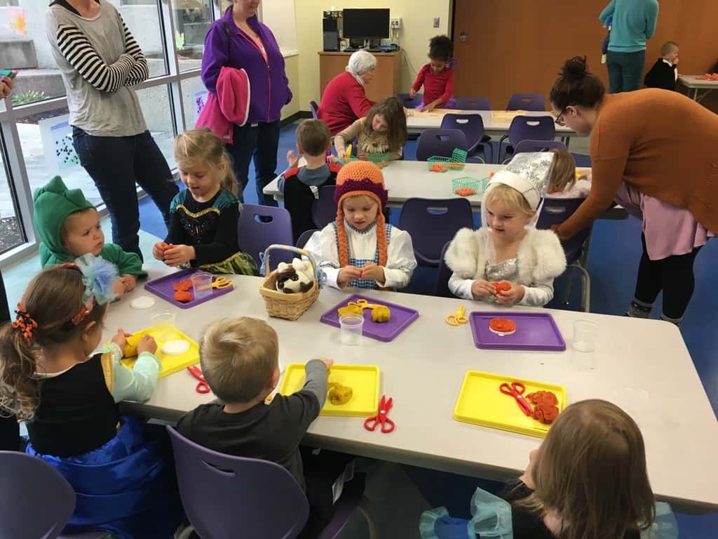 Halloween storytime at the library today!