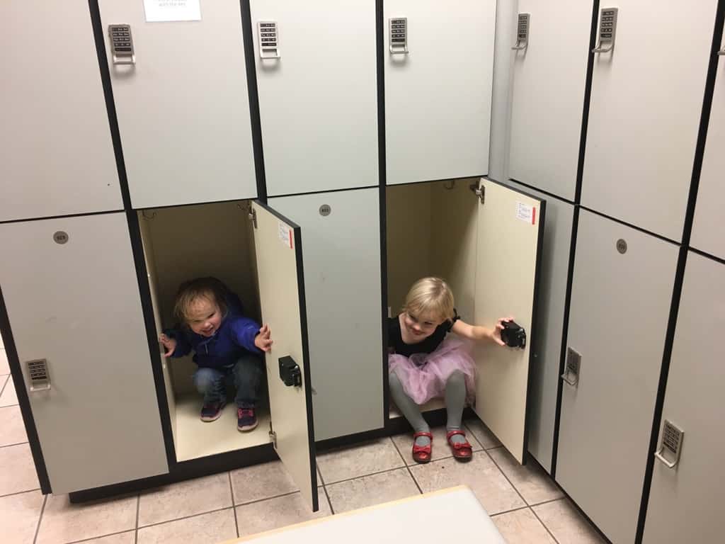 Secure all valuables in lockers