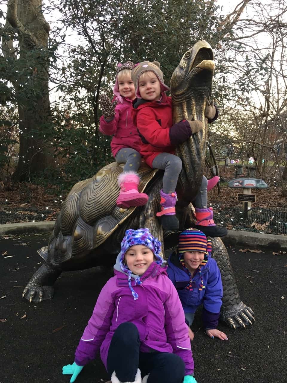 We had a great time walking in a winter wonderland!