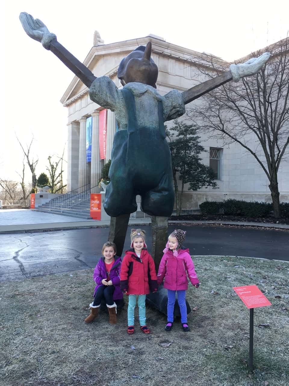 Thanks to the new interactive installations in the education center, the girls really enjoyed Wee Wednesday at the Art Museum this morning!