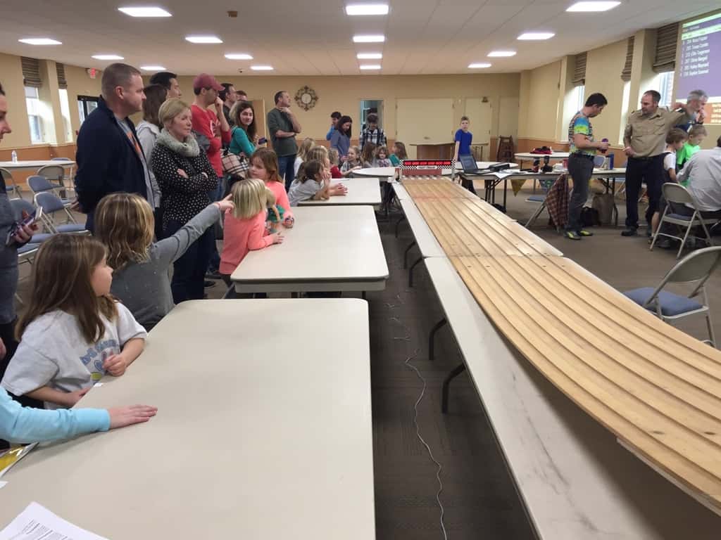 Yesterday was a big day! Abby got to race against her Girl Scout friends in the Pinewood Derby while Gwen and Josie celebrated their best friend Sophia’s birthday party.