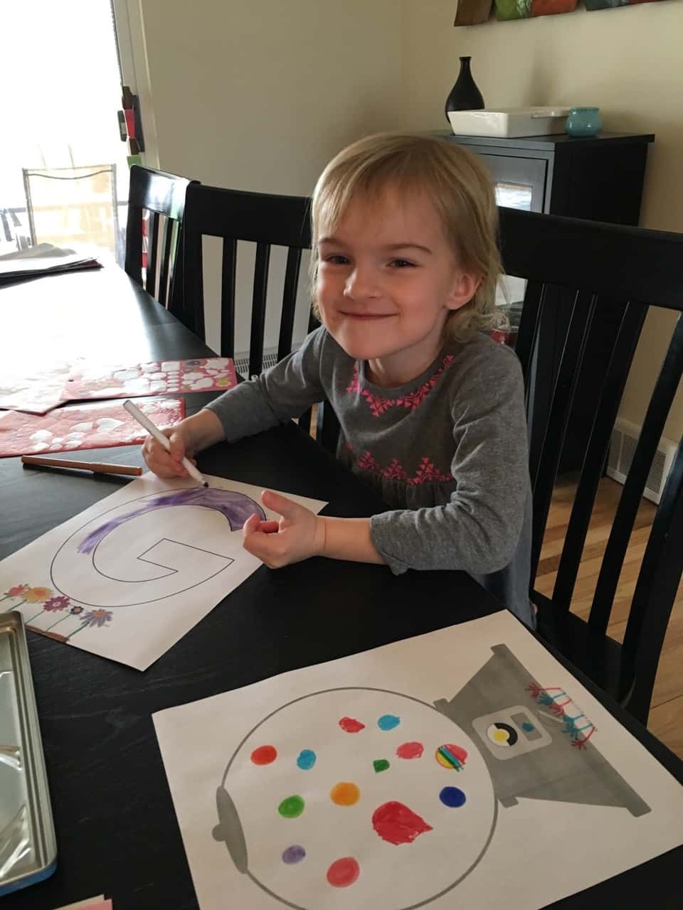 G is for gumball and garden!