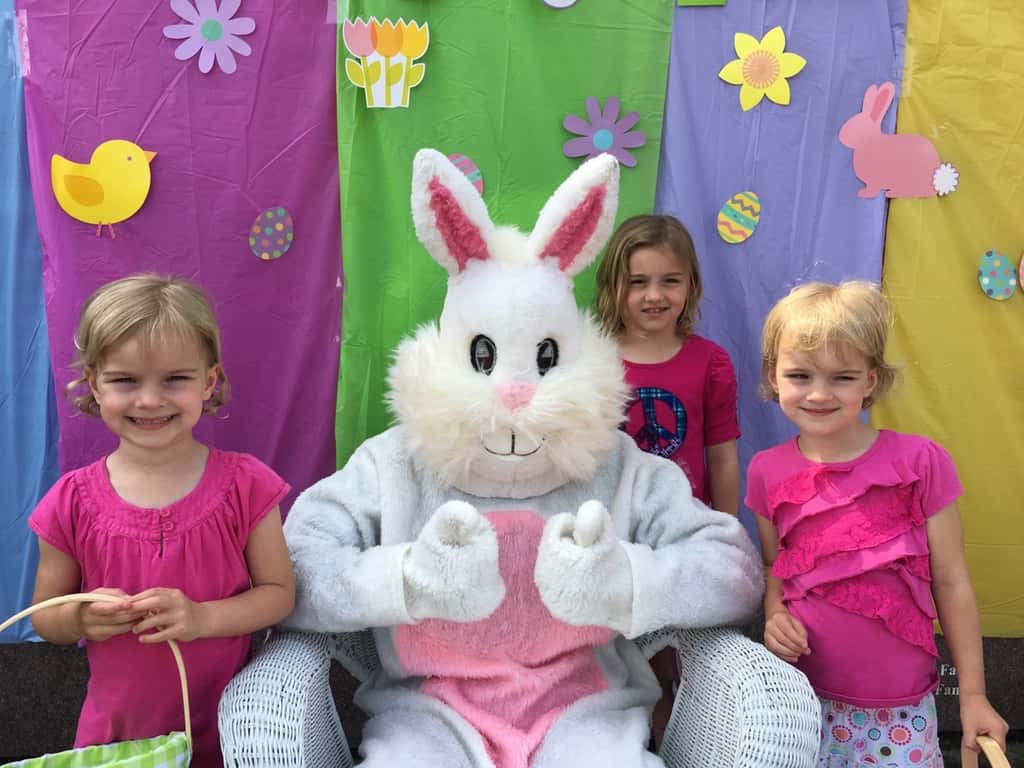 Two egg scrambles plus two family meals plus one scavenger hunt plus three very happy girls equals a very happy Easter weekend.