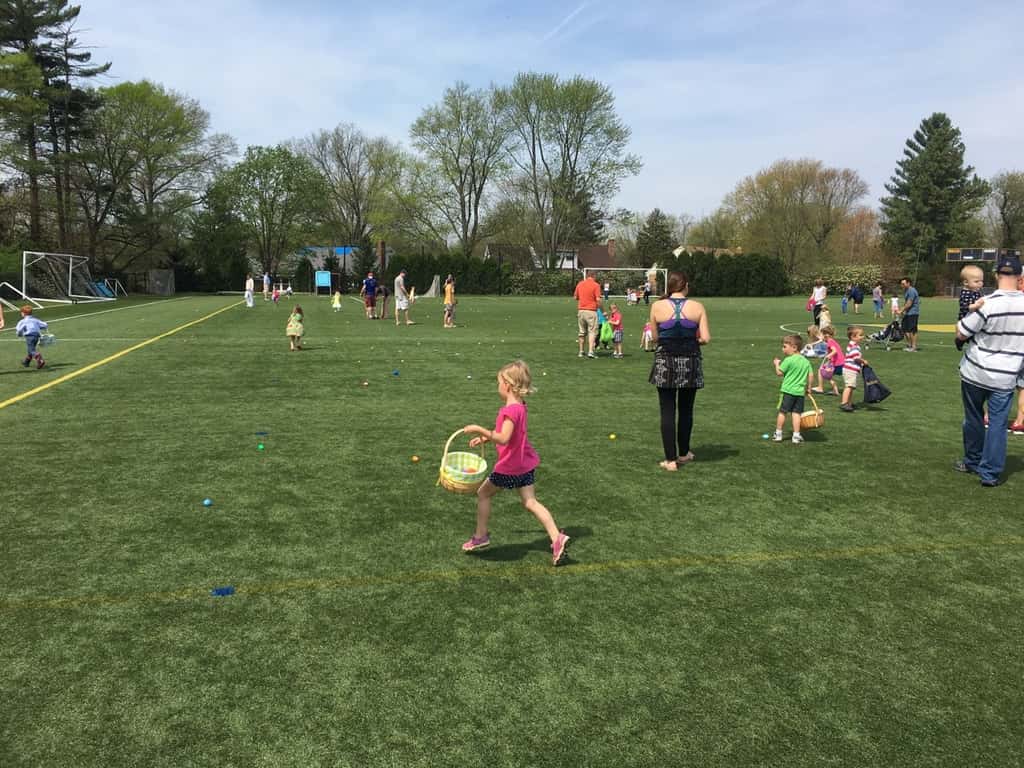 Two egg scrambles plus two family meals plus one scavenger hunt plus three very happy girls equals a very happy Easter weekend.