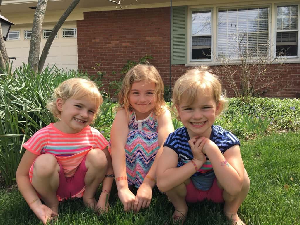 Two egg scrambles plus two family meals plus one scavenger hunt plus three very happy girls equals a very happy Easter weekend.