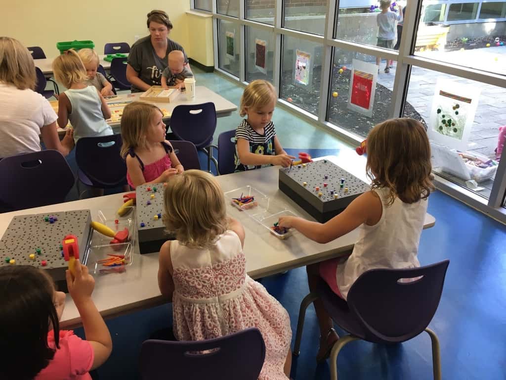 Abby was not happy about going to the library, but it turns out that big girls do still like storytime!