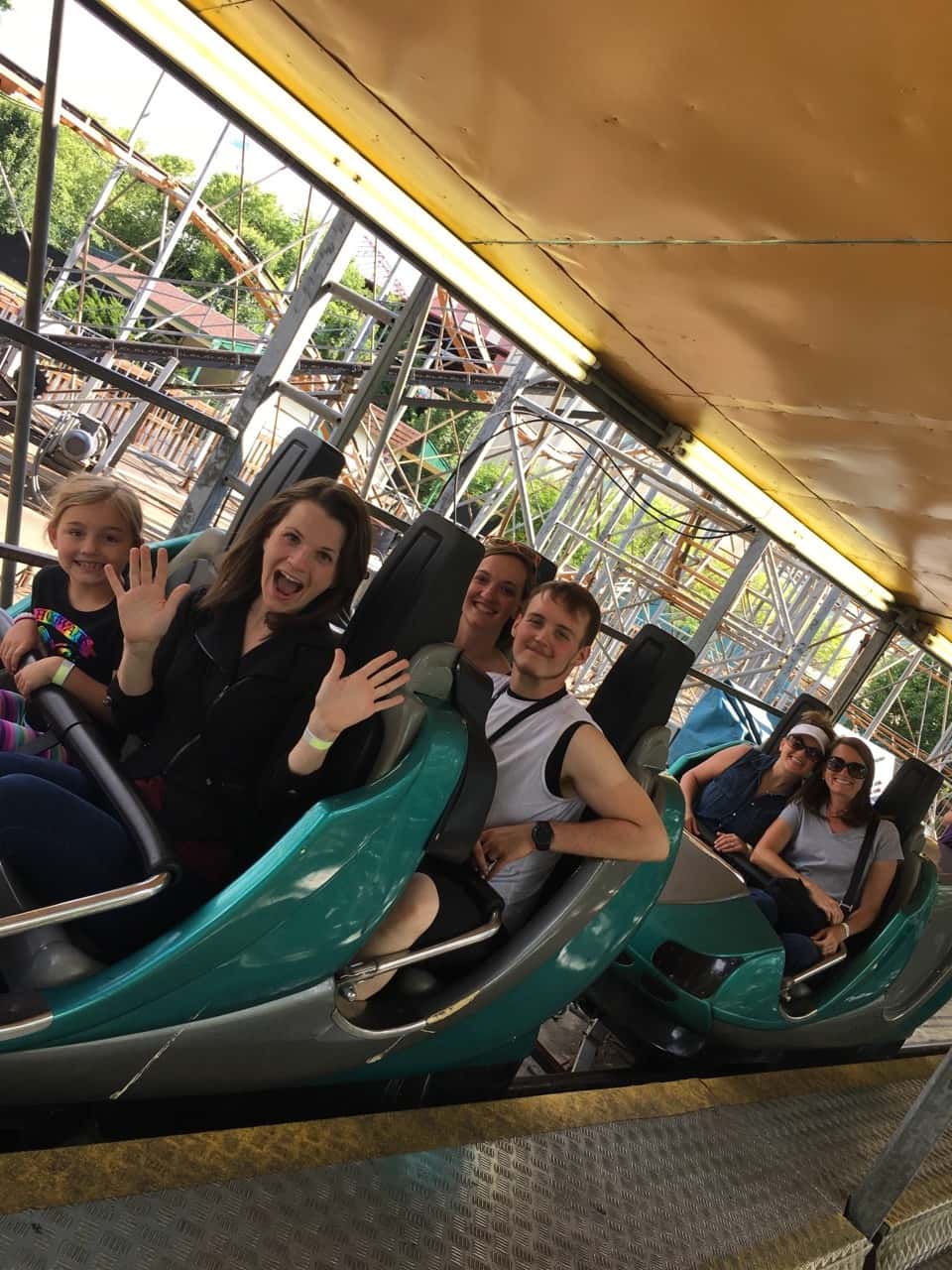 The girls had a blast celebrating Abby’s birthday at Coney Island. We were all so thankful for nice aunties willing to ride many spinning rides with little girls. Abby rode everything she was tall enough to ride. Gwen and Josie both tried the scrambler for the first time, and loved it. Gwen braved the Viking ship. And, the highlight of the evening, was Josie climbing up on the Coney Kids Sing stage to perform “Call Me Maybe” before a crowd.