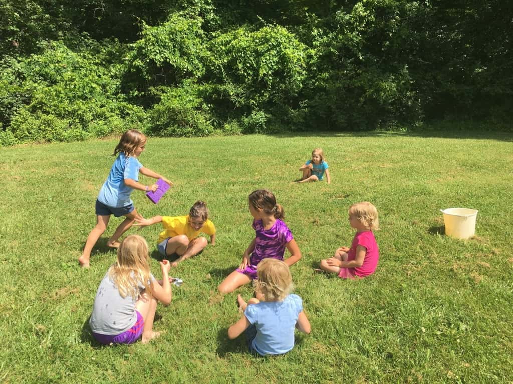 We took an almost two mile hike with some of our Girl Scout friends at French Park today. Afterwards we enjoyed a picnic lunch and the girls cooled off by playing drip drip drench.