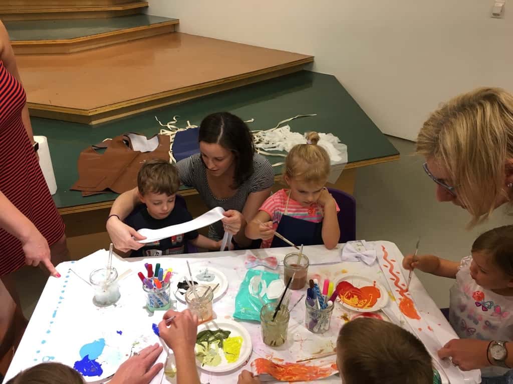 Girl date #2: Josie loved our urban adventure today. She was especially fond of the art activities and yoga at the Contemporary Arts Center. I wonder if she’ll fondly remember how I gave her tired legs a break by giving her a piggyback ride from Smale to Graeters.