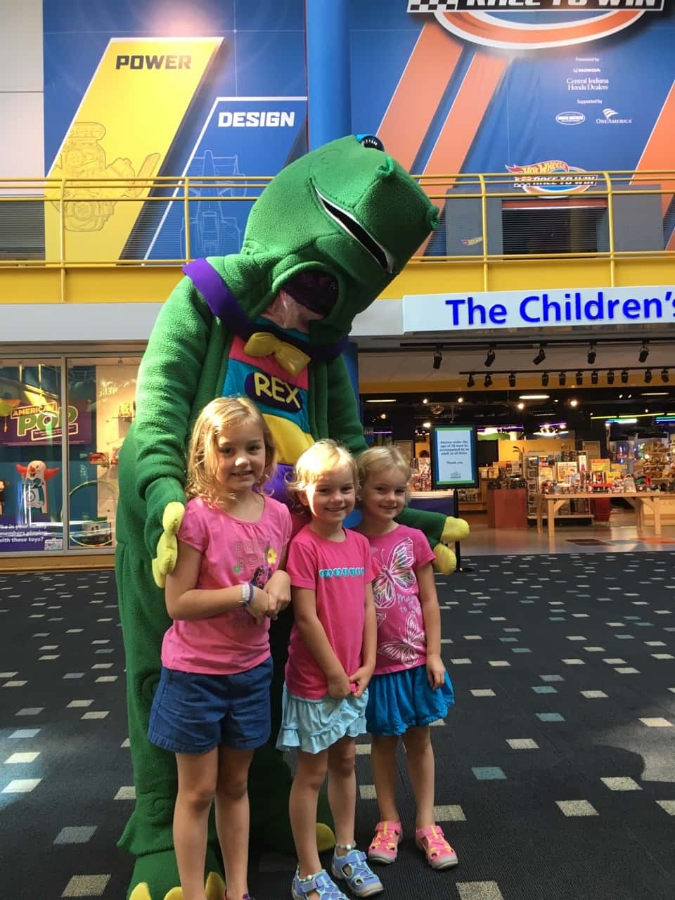 The first and last time I visited the Indianapolis Children’s Museum, I was almost exactly Abby’s age. I know I loved it, but the only thing I really remember was the indoor carousel. It’s still there, and so much more. We all had a great time! I think the girls now have their own fond memories.