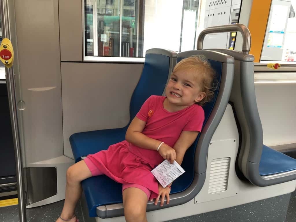 Girl date #4: This time Josie added a streetcar ride to our downtown fun.