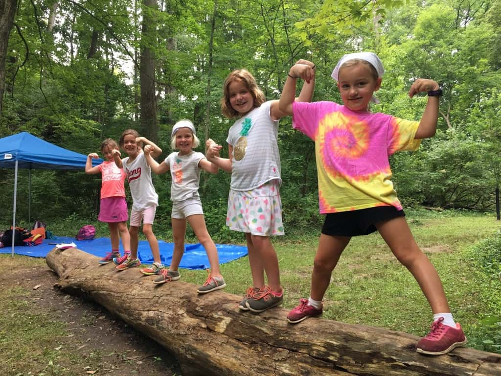 The weather was very HOT and it rained on Friday, but it was still a great week at Girl Scout camp. These girls were all “alive, alert, awake, enthusiastic” outdoor adventurers.