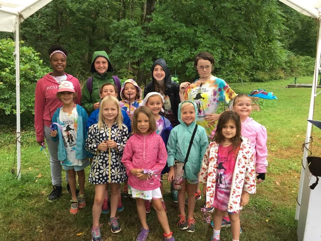 The weather was very HOT and it rained on Friday, but it was still a great week at Girl Scout camp. These girls were all “alive, alert, awake, enthusiastic” outdoor adventurers.