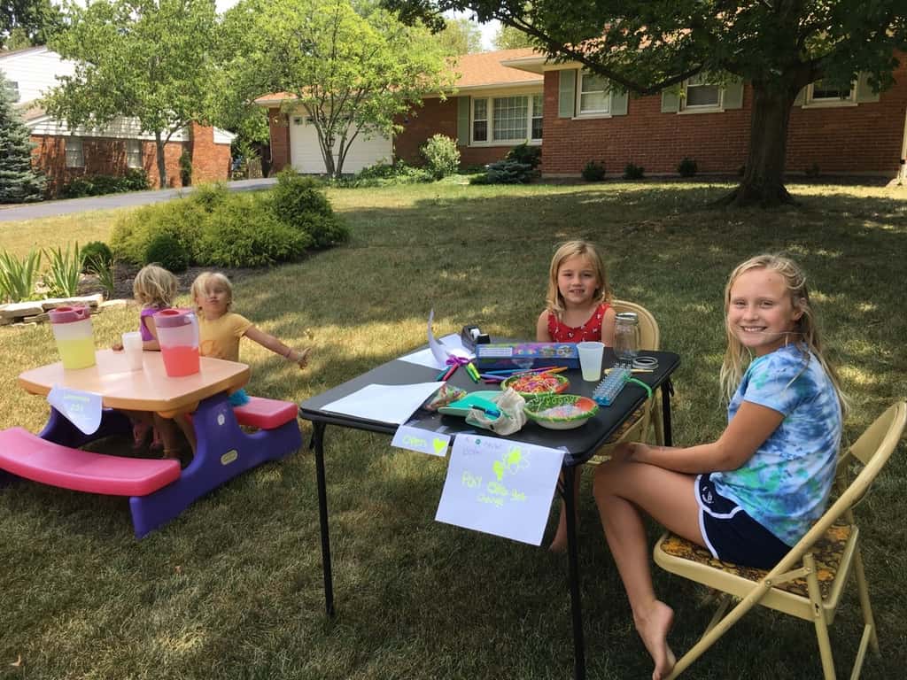 Our girls are soaking up the remaining days of summer vacation with lots of friend time.
