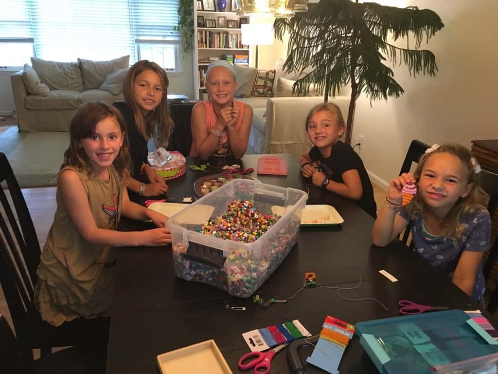 Our girls are soaking up the remaining days of summer vacation with lots of friend time.