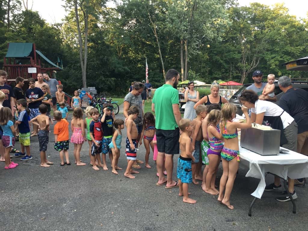 The water was freezing, but still we swam, devoured delicious pizza and ice cream, and had a great last hurrah at the pool.