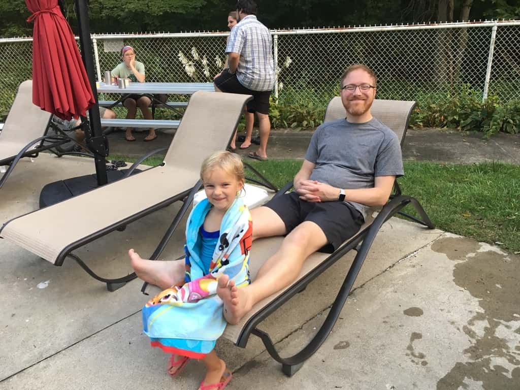 The water was freezing, but still we swam, devoured delicious pizza and ice cream, and had a great last hurrah at the pool.