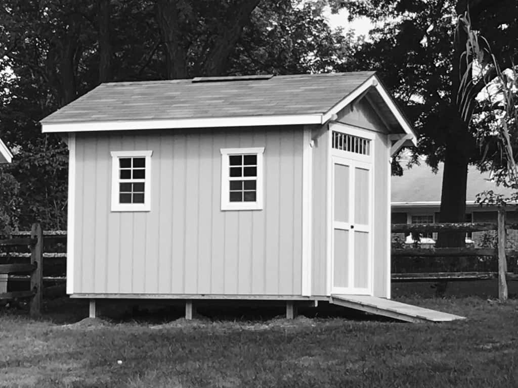 Now that we have finished painting and moved in the lawn equipment, we can finally say - it’s done! We’re so happy with how our shed turned out!