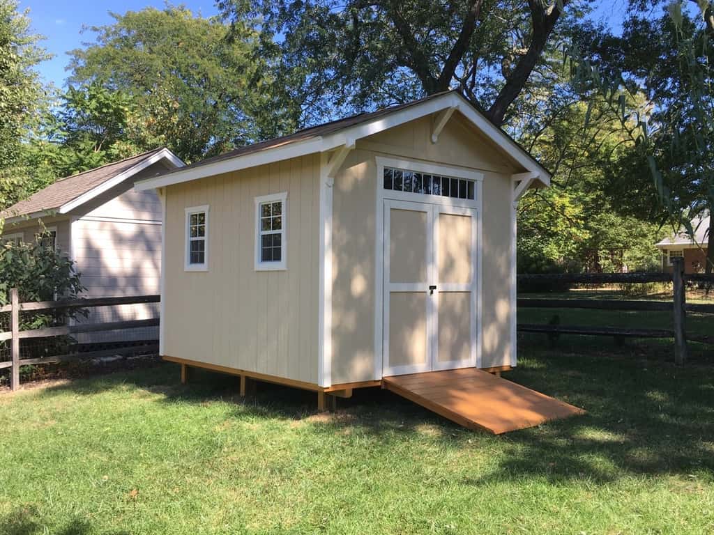 Now that we have finished painting and moved in the lawn equipment, we can finally say - it’s done! We’re so happy with how our shed turned out!