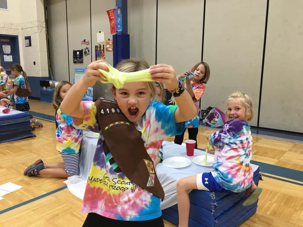 Home Scientist part 1 - making homemade ice cream, and experimenting with slime!