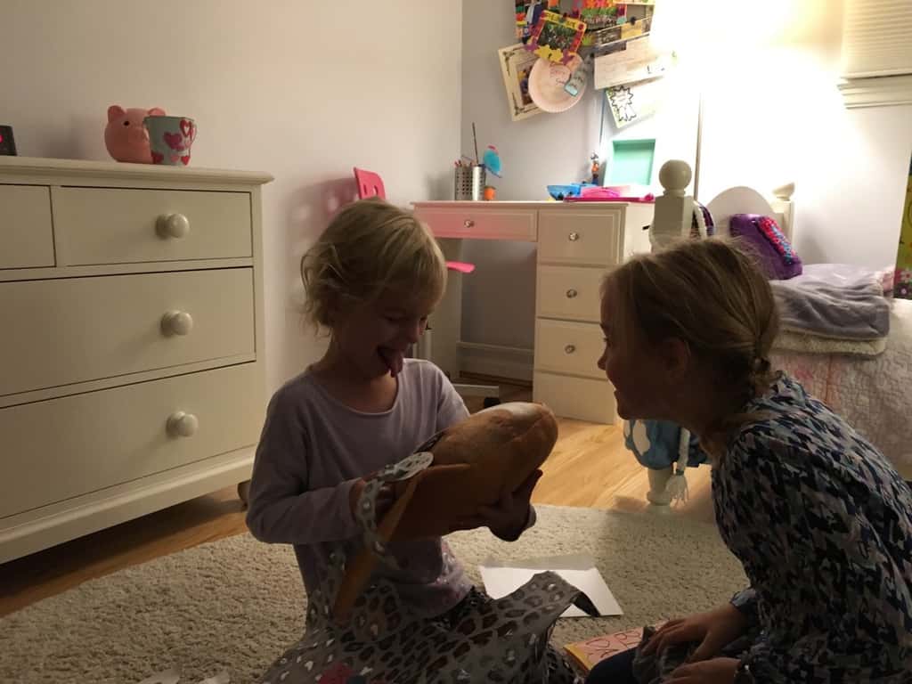 Five started with presents and ended with dinner at Dewey’s!