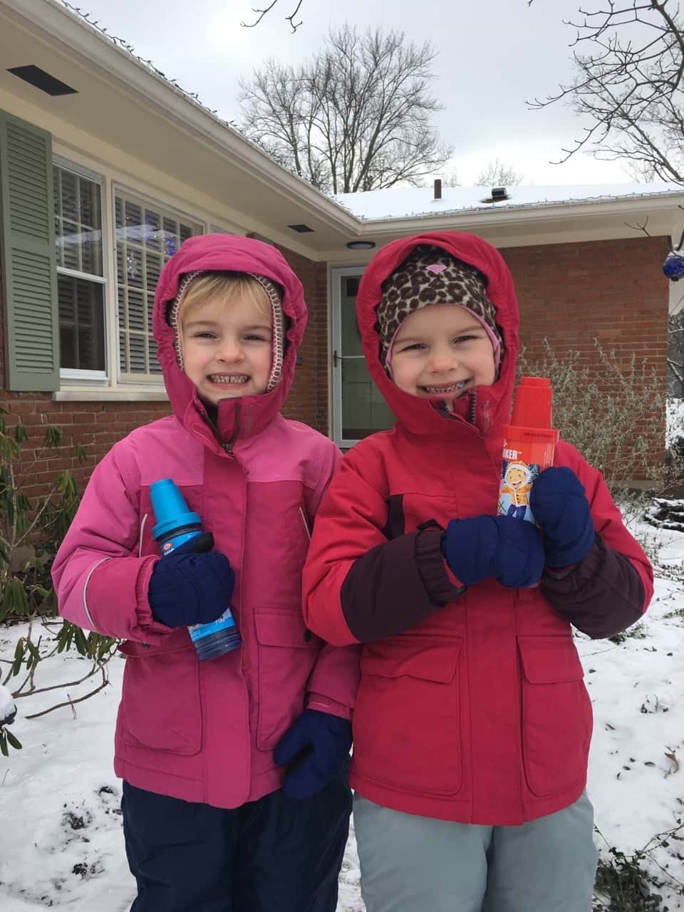 Brrr! Today was cold and snowy, but we made the most of it!
