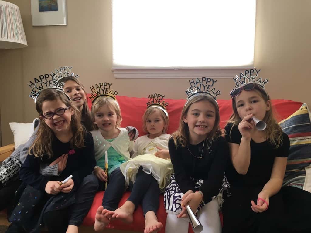 A happy Noon Years Eve celebration