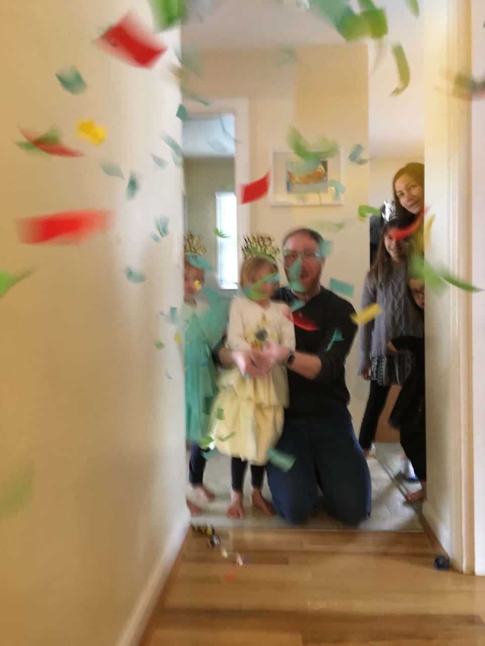 A happy Noon Years Eve celebration