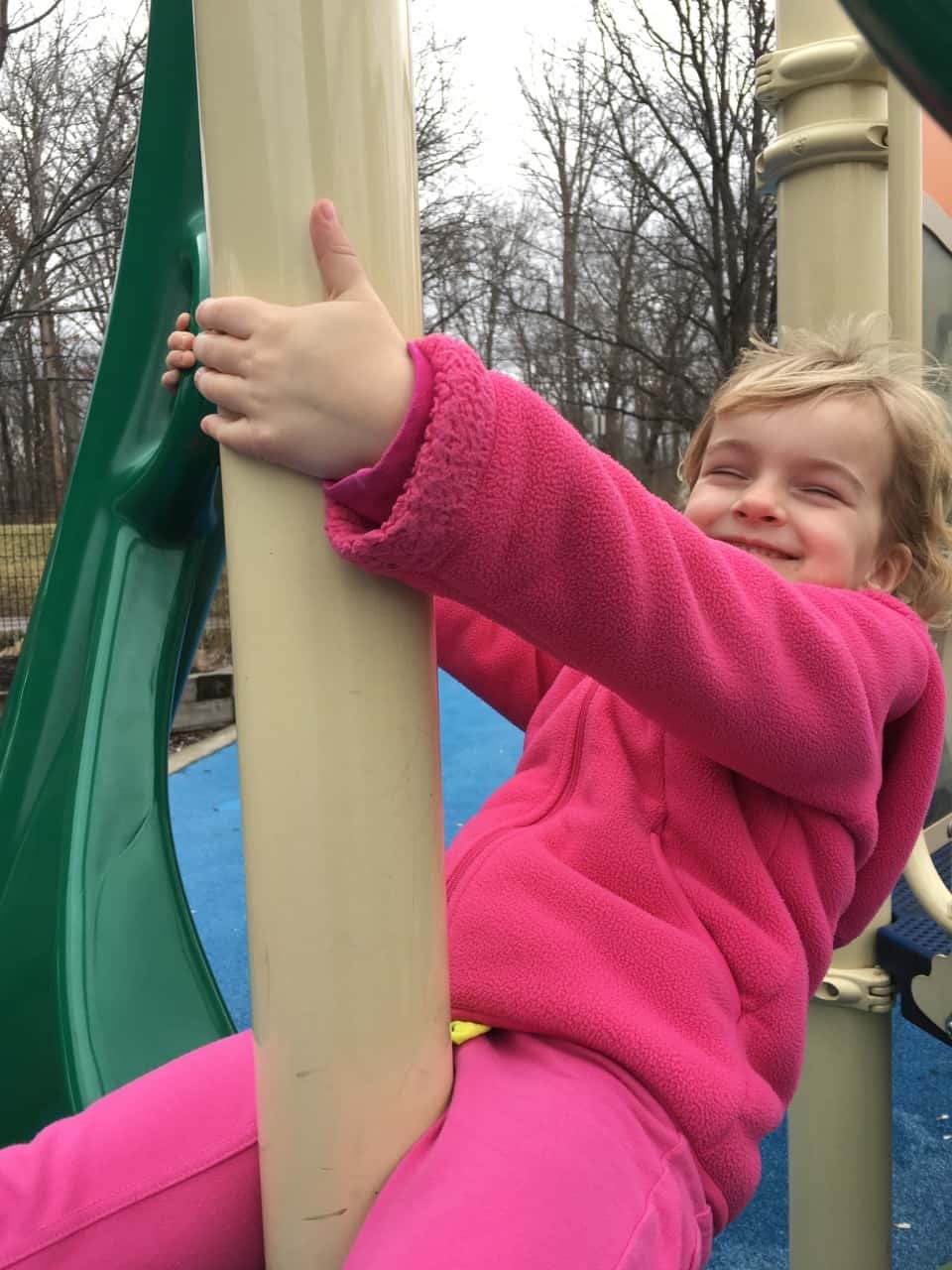 We enjoyed today’s 60 degree heatwave at the “best park ever!”