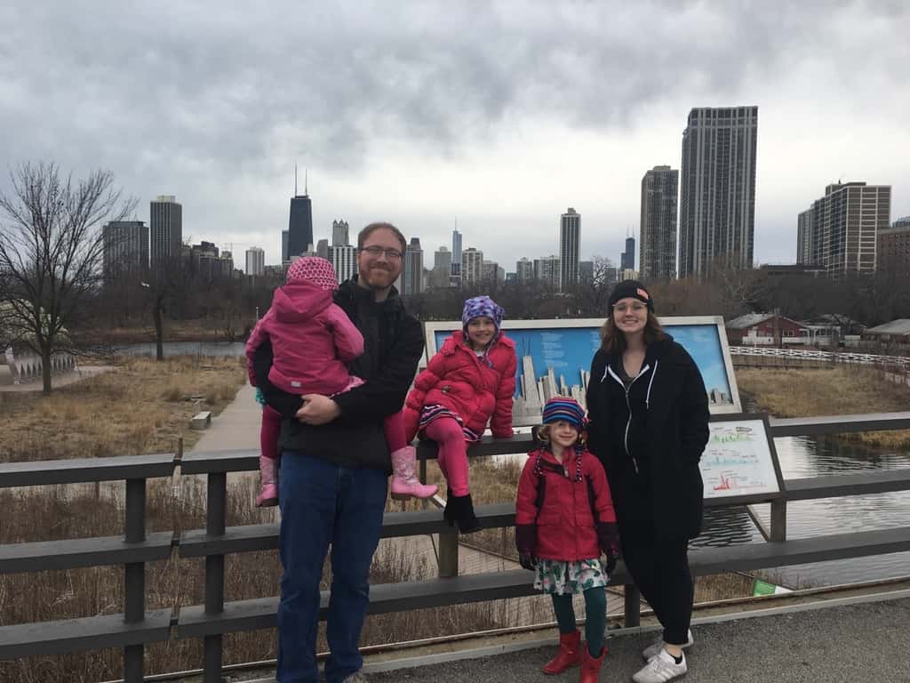 We had to drive through a snowstorm, but we found nicer weather (and Auntie Clara) in Chicago! We visited the Lincoln Park Zoo, enjoyed a Shake Shack burger, and had a fun time swimming. Not bad for day one!