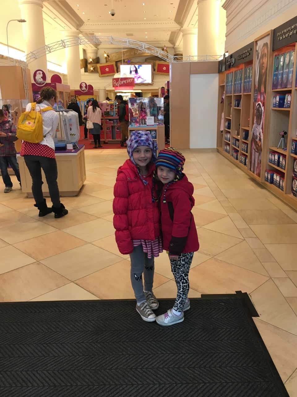 The most liked part of our morning walk along the Magnificent Mile was the stop at Dylan’s Candy Bar.