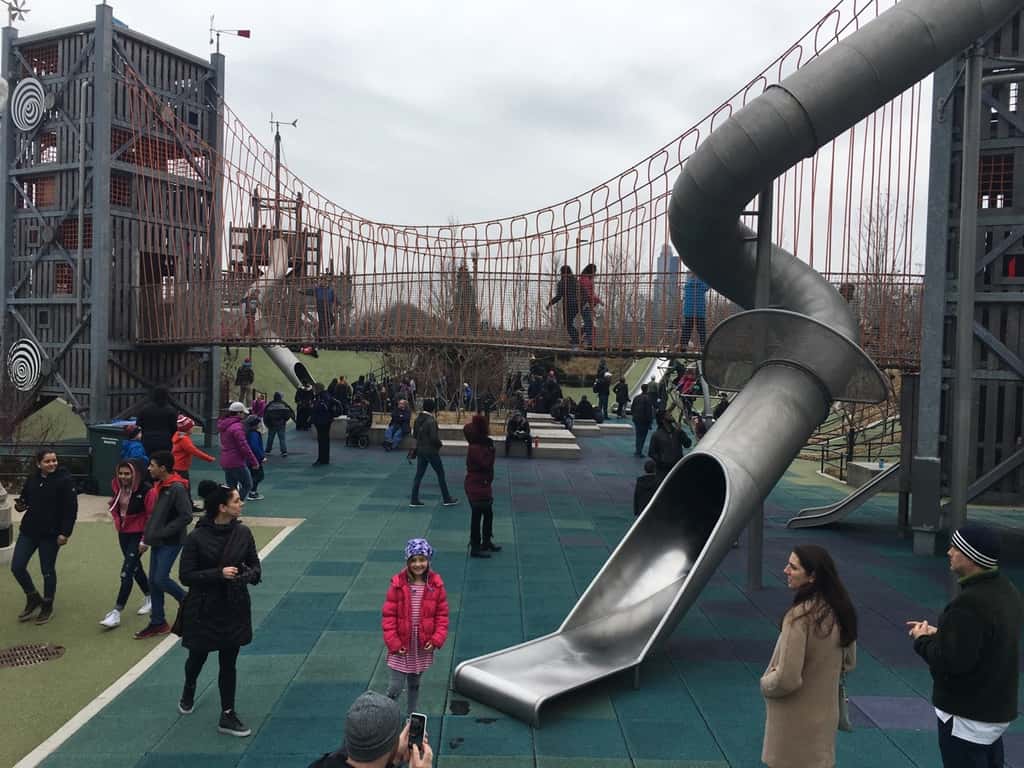 The smiles on their faces while playing at Maggie Daley Park were priceless.