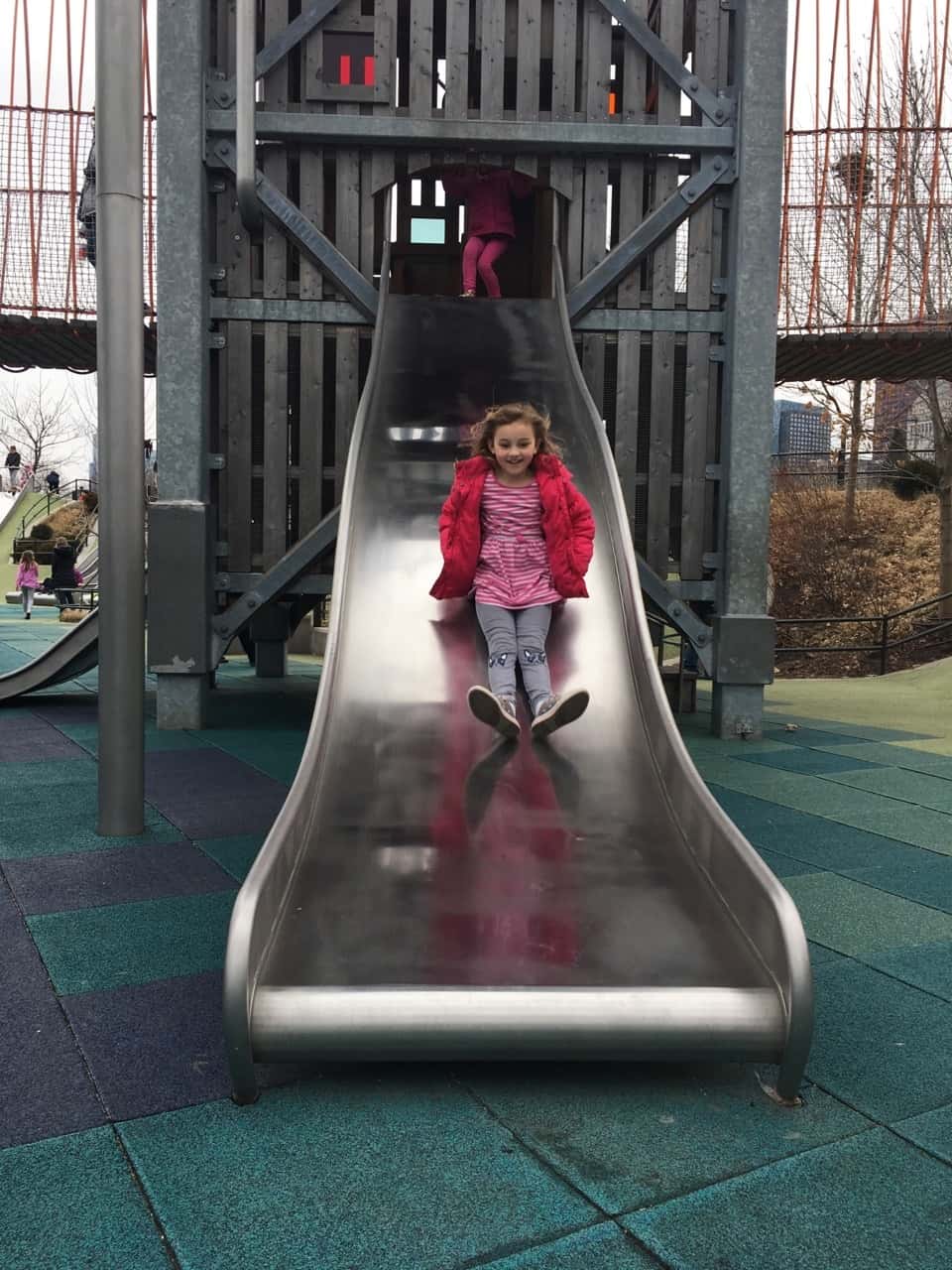 The smiles on their faces while playing at Maggie Daley Park were priceless.