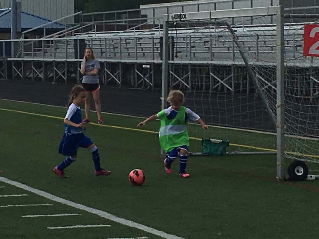 Another final game of the season. This one was particularly fun, and not just because of the storm at the end. Their team played the same team that they played for their first game of the season. This time they understood how to play and only lost by three points. It was a fun one to watch!
