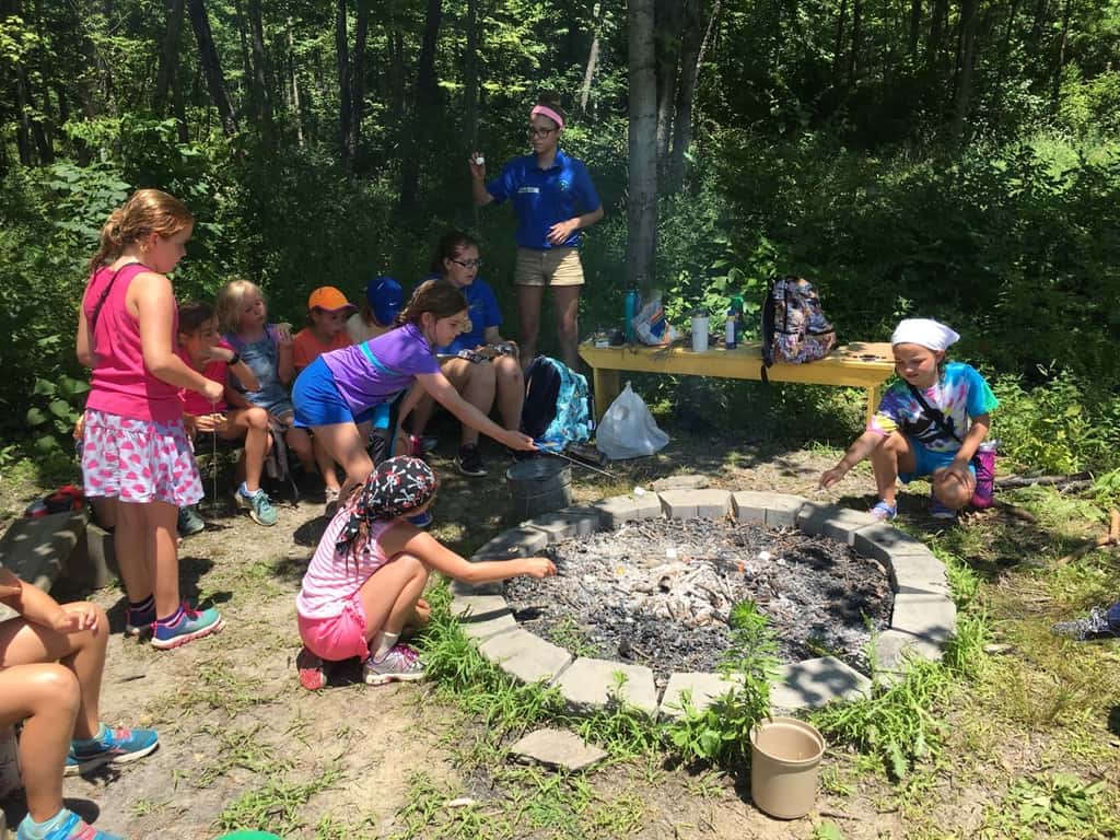 What a fun experience! Our Girl Scout troop had a blast at the Troop Adventure Camp sampler at Camp Stonybrook. They made a craft, hiked, played in the creek at the clay wall, swam, sang camp songs, made s’mores, created and performed a skit, played games, and some even stayed over night for even more fun. Sounds like they’re already making plans for us to do it again next year!