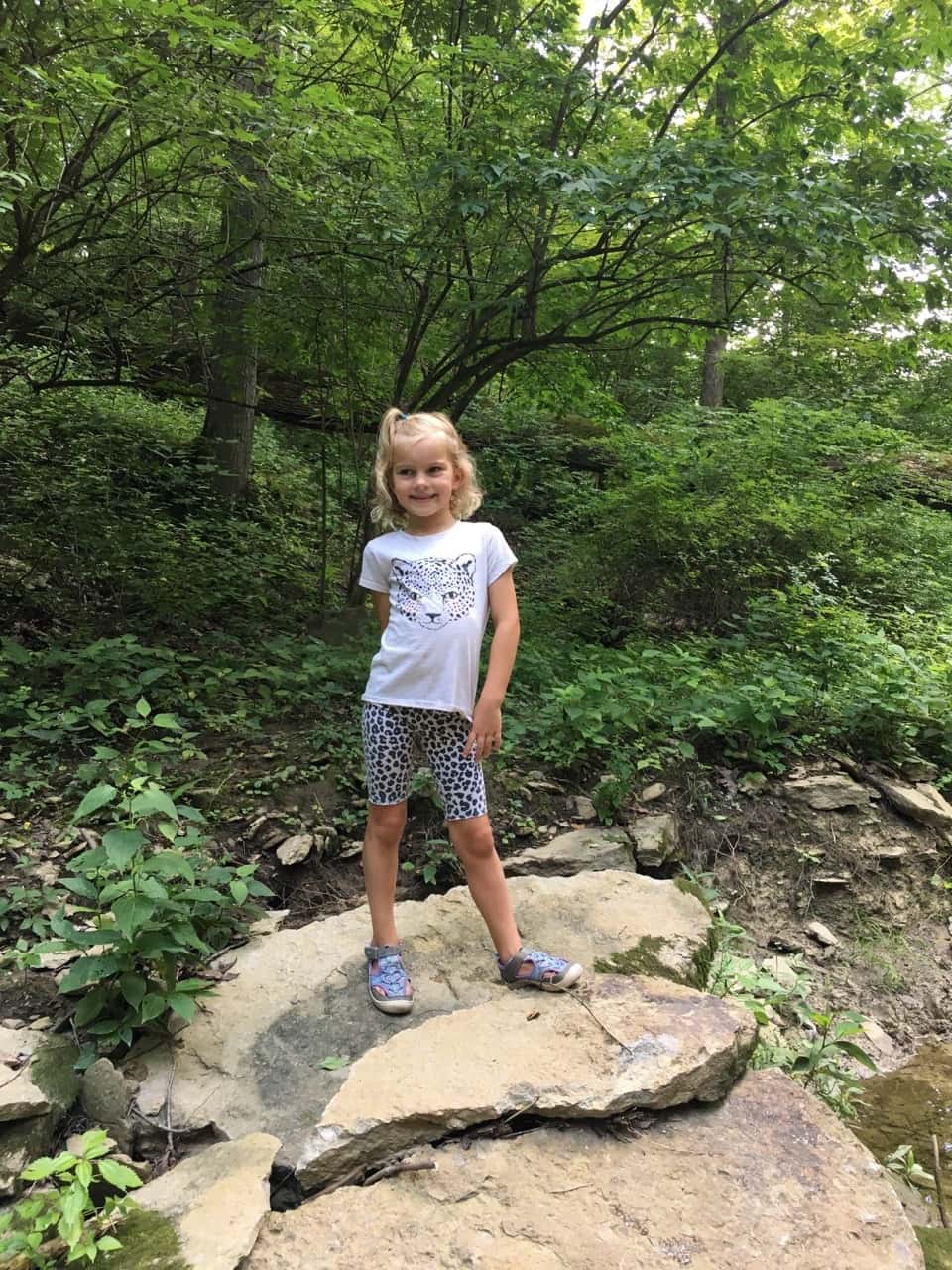 Gwen declared that our hike at French Park today was her “most favorite playgroup ever!”