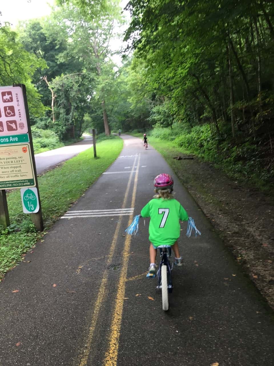 Gwen and Josie’s first time riding on the Loveland Bike Trail!