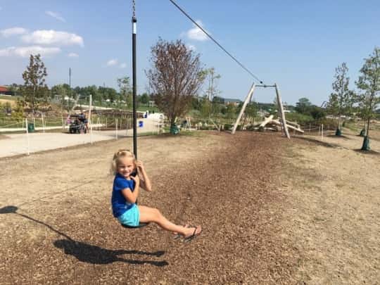 A hot, but fun Friday at the new naturescape at Summit Park.