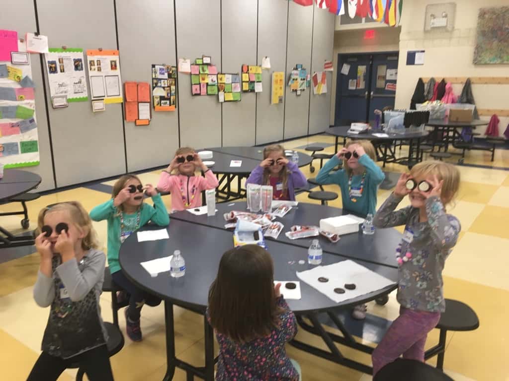 Gwen and Josie are now officially Girl Scouts too!