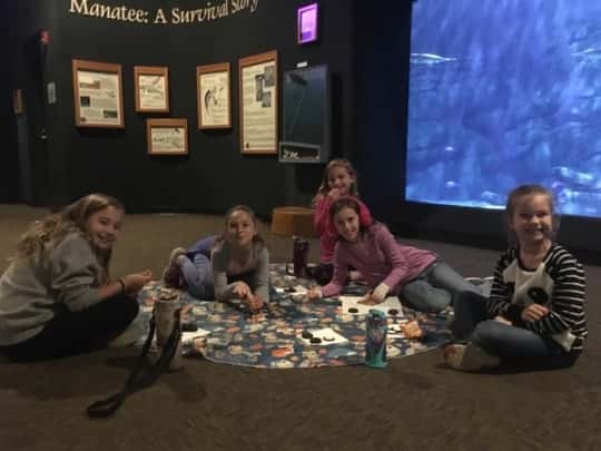 We slept with the manatees!