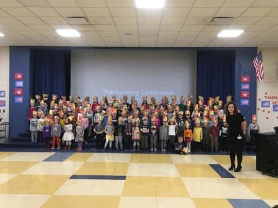 Kindergarten Thanksgiving celebration
